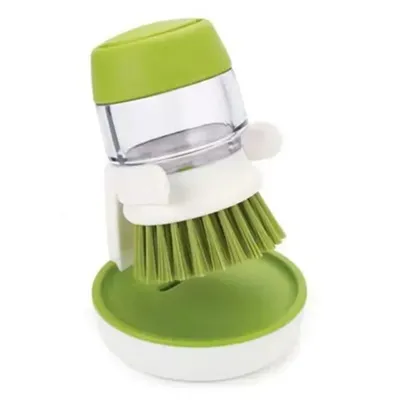 Afwasborstel met Zeepdispenser & Houder | Milieuvriendelijk Plastic