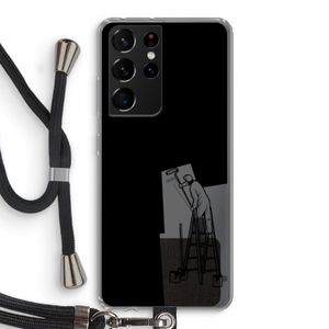Musketon Painter: Samsung Galaxy S21 Ultra Transparant Hoesje met koord