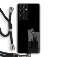 Musketon Painter: Samsung Galaxy S21 Ultra Transparant Hoesje met koord