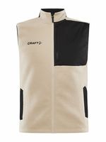 Craft 1913810 ADV Explore Pile Fleece Vest M - Ecru/Black - 3XL - thumbnail