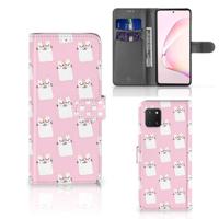 Samsung Note 10 Lite | Telefoonhoesje | Met pasjeshouder | Sleeping Cats