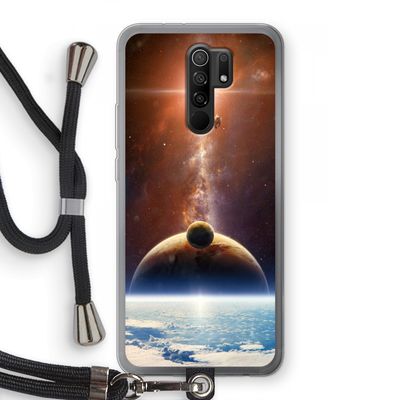 Omicron 2019: Xiaomi Redmi 9 Transparant Hoesje met koord