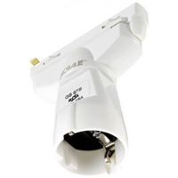 GB 67S Multi-adapter - Euro stopcontact (met randaarde) - Wit