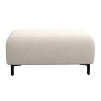 Leen Bakker - Hocker Elsa - Eden - Stof - Beige - 77x99x45 Cm