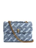 Kurt Geiger London grand sac porté épaule Kensington Soft en jean - Bleu - thumbnail