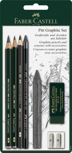Faber Castell FC-112997 Potloodset Faber-Castell Pitt Graphite 7-delig Op Blister