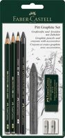 Faber Castell FC-112997 Potloodset Faber-Castell Pitt Graphite 7-delig Op Blister