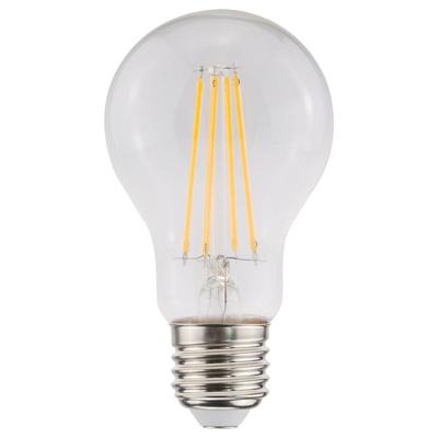 E27 LED Filament Lamp A60 - Energielabel A - 3.8 Watt - 806 Lumen - 2700K Warm Wit - Transparant glas