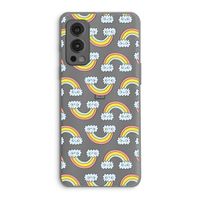 Regenboog: OnePlus Nord 2 5G Transparant Hoesje
