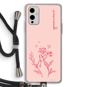 Giving Flowers: OnePlus 9 Transparant Hoesje met koord