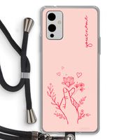 Giving Flowers: OnePlus 9 Transparant Hoesje met koord