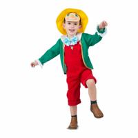 Kostuums voor Volwassenen My Other Me Pinocchio Rood Groen - Maat: 5-6 Jaar - Maat: 5-6 Jaar