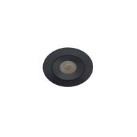 Alpha LED mini spot 3Watt rond ZWART IP68 dimbaar