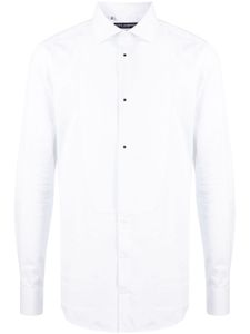 Dolce & Gabbana chemise en coton à manches longues - Blanc