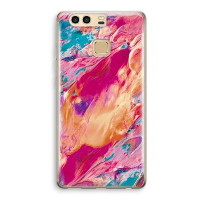 Pastel Echoes: Huawei P9 Transparant Hoesje
