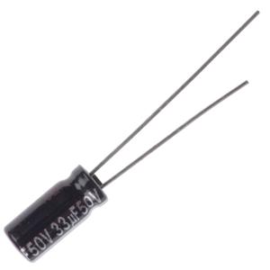 Panasonic ECA-1HHG330 Elektrolytische condensator Radiaal bedraad 2 mm 33 µF 50 V 20 % (Ø) 5 mm 1 stuk(s)