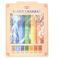 Hem Wierrook 7 Chakras - 7 geuren - 20 sticks per geur - handgemaakt