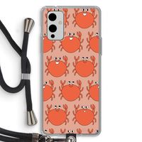 Krab: OnePlus 9 Transparant Hoesje met koord