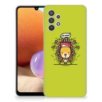 Samsung Galaxy A32 4G | A32 5G Enterprise Editie Telefoonhoesje met Naam Doggy Biscuit