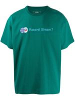 RASSVET t-shirt ample à détail de slogan - Vert - thumbnail