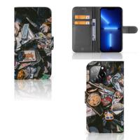 iPhone 13 Pro | Telefoonhoesje met foto | Badges | Portemonnee hoesje