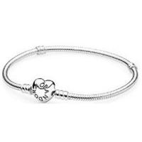 Pandora HEART CLASP SNAKE CHAIN BRACELET Dames armband