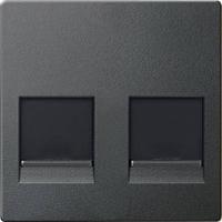 Merten MEG4562-0414 Netwerkdoos Afdekking Antraciet 1 stuk(s)