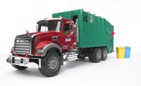 bruder MACK Granite vuilniswagen modelvoertuig 02812 - thumbnail