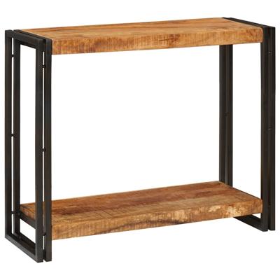 Wandtafels Bruin 90 x 33 x 75 cm Massief ruw mangohout