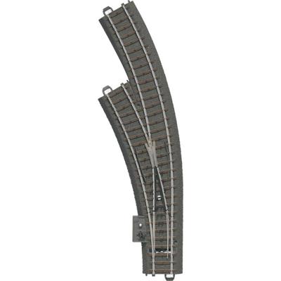 H0 Märklin C-rails (met ballastbed) 24671 Gebogen wissel, Links 1 stuk(s)