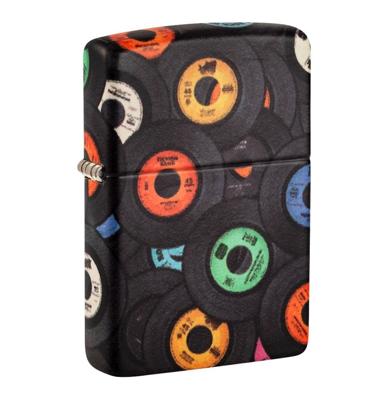 Zippo Aansteker Vinyl Records Design