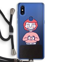 Hartje: Xiaomi Mi Mix 3 Transparant Hoesje met koord