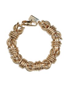 Lauren Rubinski bracelet chaine médium en or 14ct