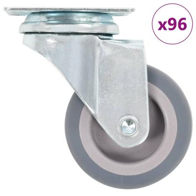 96 st Zwenkwielen 50 mm