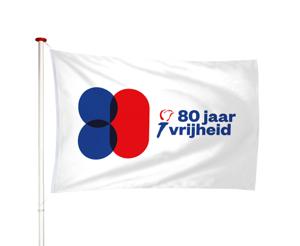 Bevrijdingsvlag - 80 jaar vrijheid