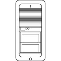 Siedle 200008558-00 Montageaccessoire voor Accessoires voor deurintercom Bont