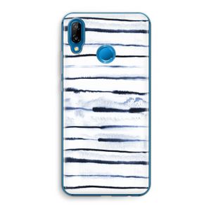 Ink Stripes: Huawei P20 Lite Transparant Hoesje