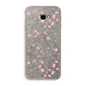 Sierlijke bloemen: Samsung Galaxy J4 Plus Transparant Hoesje