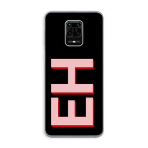 Monogram: Xiaomi Redmi Note 9 Pro Transparant Hoesje