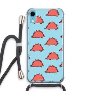 Dinosawrr: iPhone XR Transparant Hoesje met koord