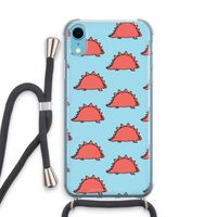 Dinosawrr: iPhone XR Transparant Hoesje met koord