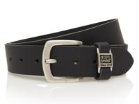 Timbelt Leren Riem 4 cm Zwart
