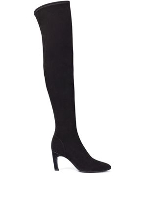 Tory Burch bottines en daim 80 mm - Noir