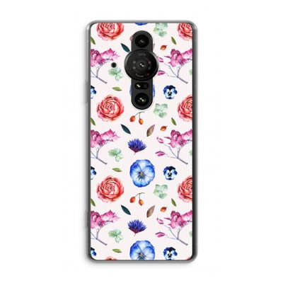 Bloemetjes: Sony Xperia Pro-I Transparant Hoesje