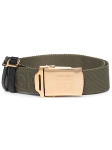 TOM FORD ceinture débossée à boucle logo - Gris