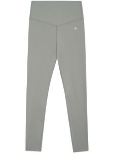 ANINE BING legging à logo imprimé - Gris