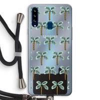 Paradise: Samsung Galaxy A20s Transparant Hoesje met koord