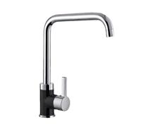 PYRAMIS SILVIO DUO graniet zwarte mengkraan