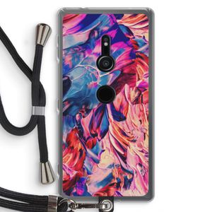 Pink Orchard: Sony Xperia XZ2 Transparant Hoesje met koord
