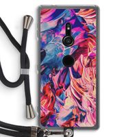 Pink Orchard: Sony Xperia XZ2 Transparant Hoesje met koord
